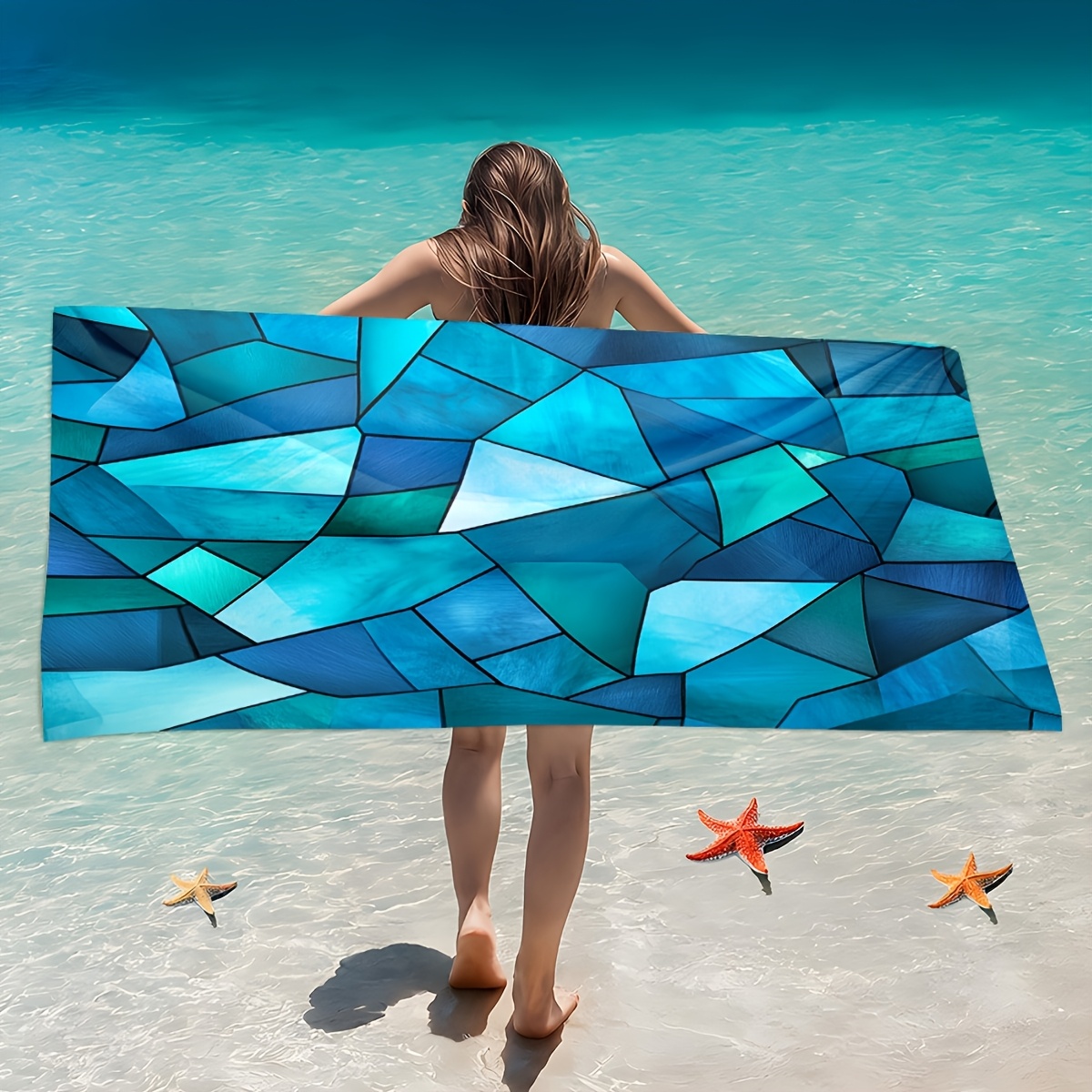 Classic Bandana Beach Towel Tr - Woven Scarf Blanket recension och pris