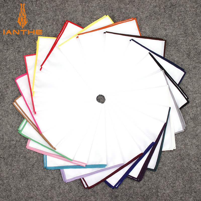 2018 Fashion Mens Cotton White - Handkerchief Cotton Men recension och pris