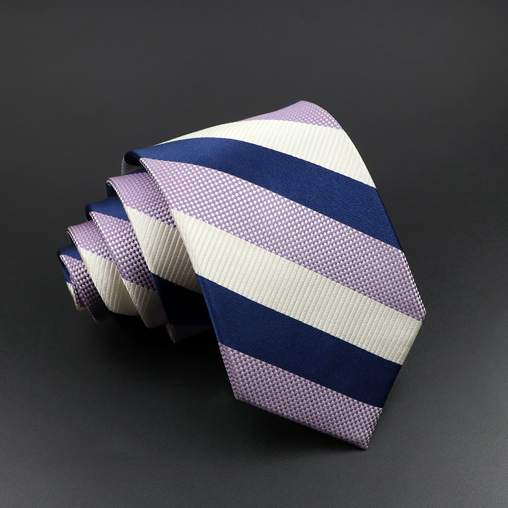 Men's 100% Silk Tie Classic St - Silk Tie Striped recension och pris