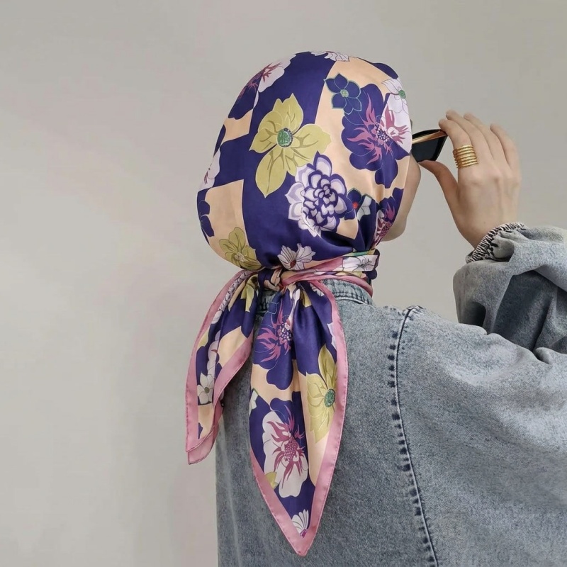 Print Silk Scarf Fashion Turba - Silk Neck Scarf recension och pris