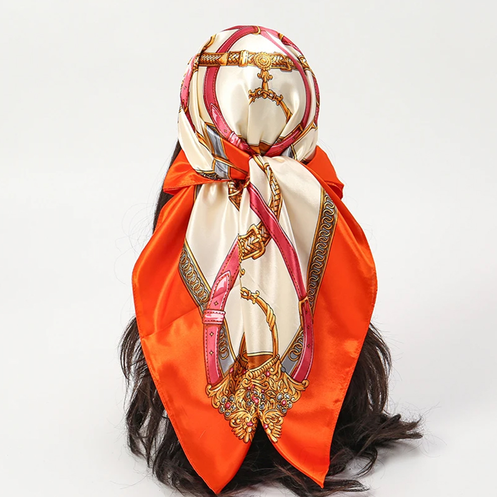 Fashion Scarves 90*90cm Women  - Silk Neck Scarf recension och pris