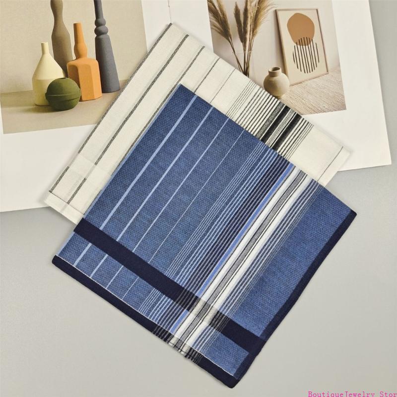 E1PE Stripes Handkerchief Pock - Handkerchief Cotton Men recension och pris