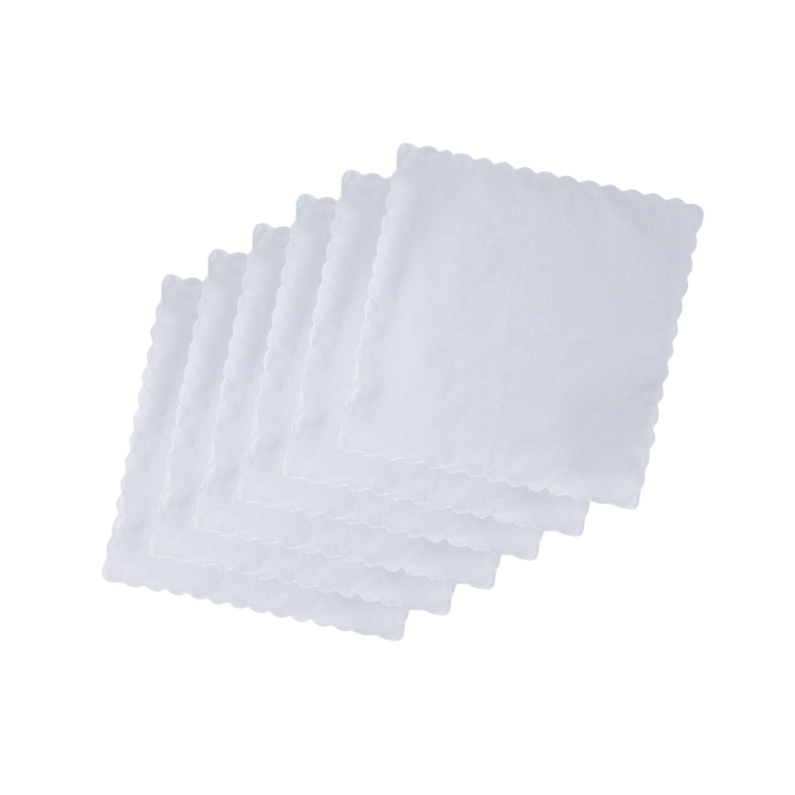 6 Pieces Cotton Handkerchiefs  - Handkerchief Cotton Men recension och pris