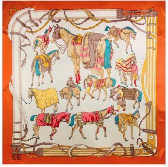 90cm War Horse Belt Square Sca - Scarf Silk Square recension och pris
